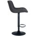 Conjunto de 2 taburetes de bar con estructura Conjunto de 2 taburetes de bar con estructura Negro
