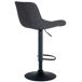 Conjunto de 2 taburetes de bar con estructura Conjunto de 2 taburetes de bar con estructura Negro