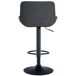Conjunto de 2 taburetes de bar con estructura Conjunto de 2 taburetes de bar con estructura Negro