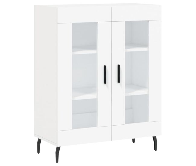 Aparador - mueble de almacenamiento de madera de ingeniería blanco 69,5x34x90 cm es3178