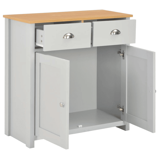 Aparador - Bufete - Móvei de apoio 79x35x81 cm cinzento pt4050