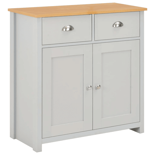 Aparador - Bufete - Móvei de apoio 79x35x81 cm cinzento pt4050
