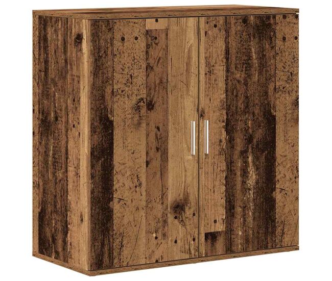 Aparador - mueble de almacenamiento madera vieja 79 x 38 x 80 cm madera de ingeniería es4723