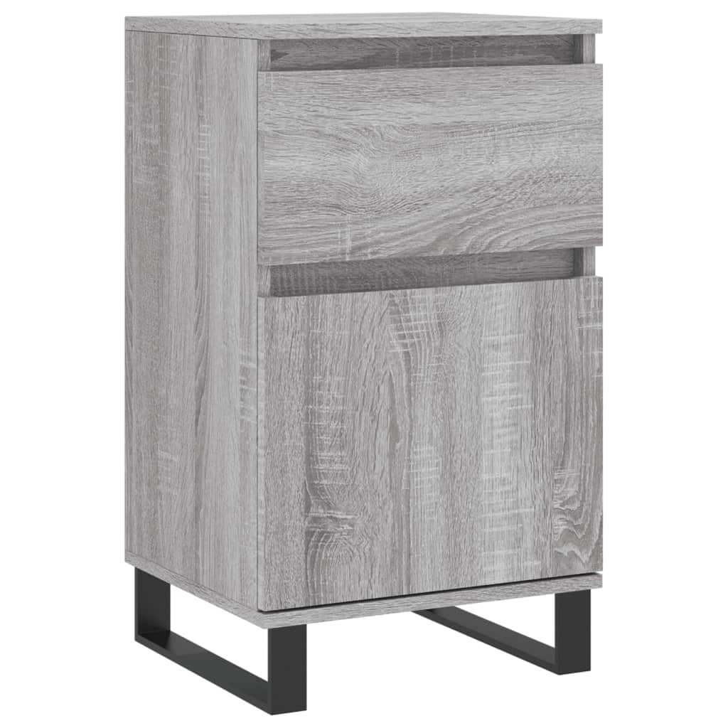 Aparador - Mueble de almacenamiento 40 Roble/ Gris