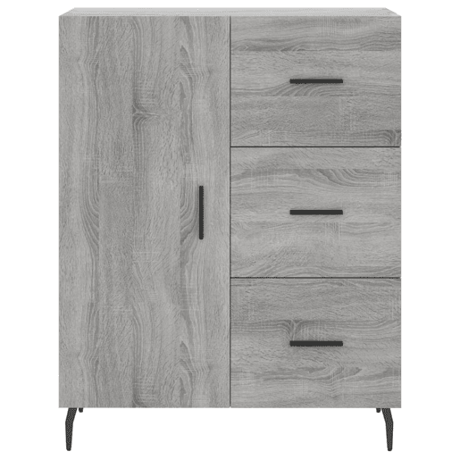 Aparador - Bufete - Móvei de apoio 69,5x34x90 cm derivados de madeira cinzento sonoma pt3451 Aparador - Bufete - Móvei de apoio 69,5x34x90 cm derivados de madeira cinzento sonoma pt3451