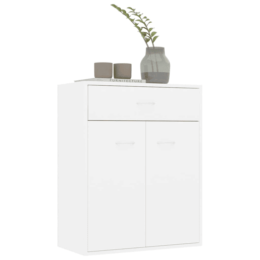 Aparador - Bufete - Móvei de apoio 60x30x75 cm contraplacado branco pt2473
