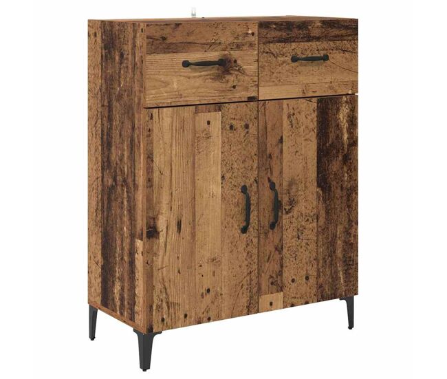 Aparador - mueble de almacenamiento madera vieja 69,5 x 34 x 90 cm madera de ingeniería es4714