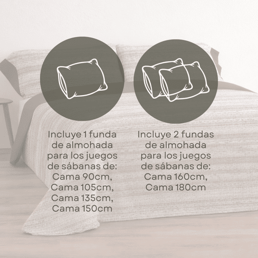 Jogo de Lençóis 144 fios Nemo Marrom Cama 150cm (3 peças) Donegal Collections