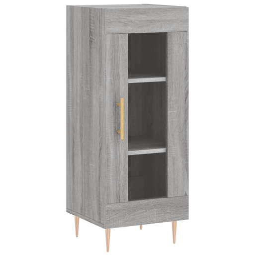 Aparador - Bufete - Móvei de apoio 34,5x34x90 cm derivados de madeira sonoma cinzento pt4451