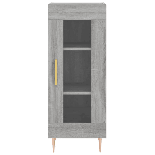 Aparador - Bufete - Móvei de apoio 34,5x34x90 cm derivados de madeira sonoma cinzento pt4451