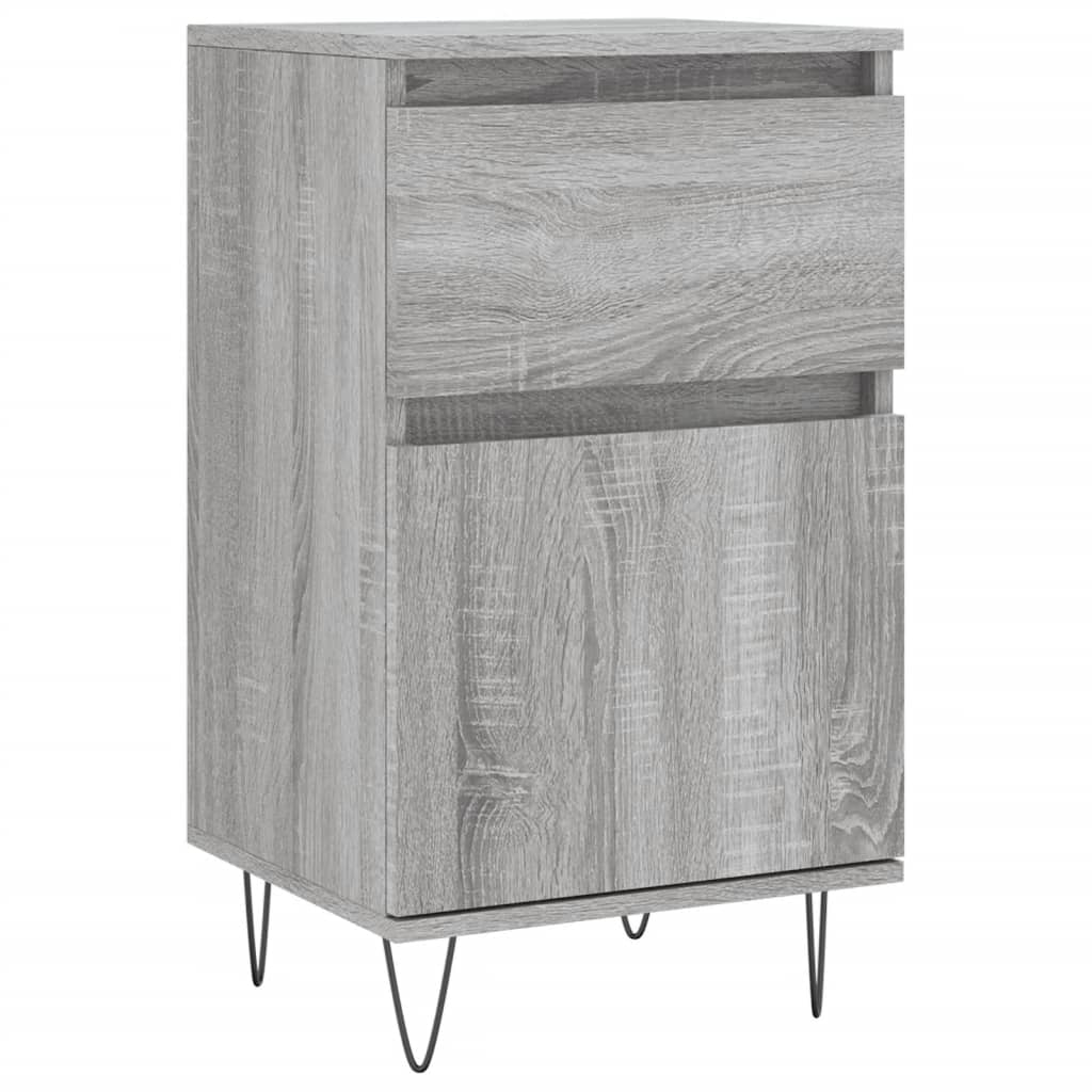 Aparador - Mueble de almacenamiento 40 Roble/ Gris
