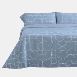 Jogo de Lençóis 144 fios Form Azul Cama 150cm (3 peças) Donegal Collections