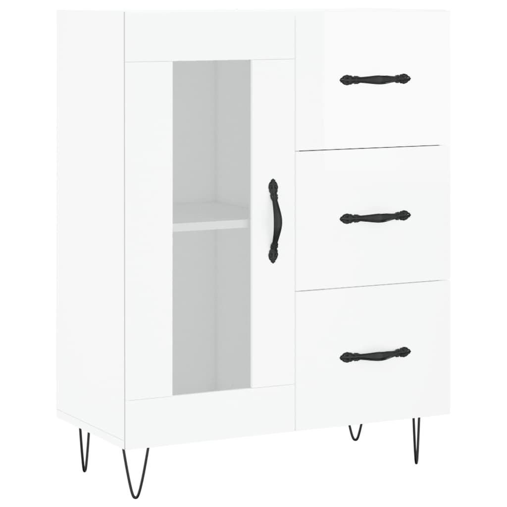 Aparador - Mueble de almacenamiento 69 Blanco Brillo