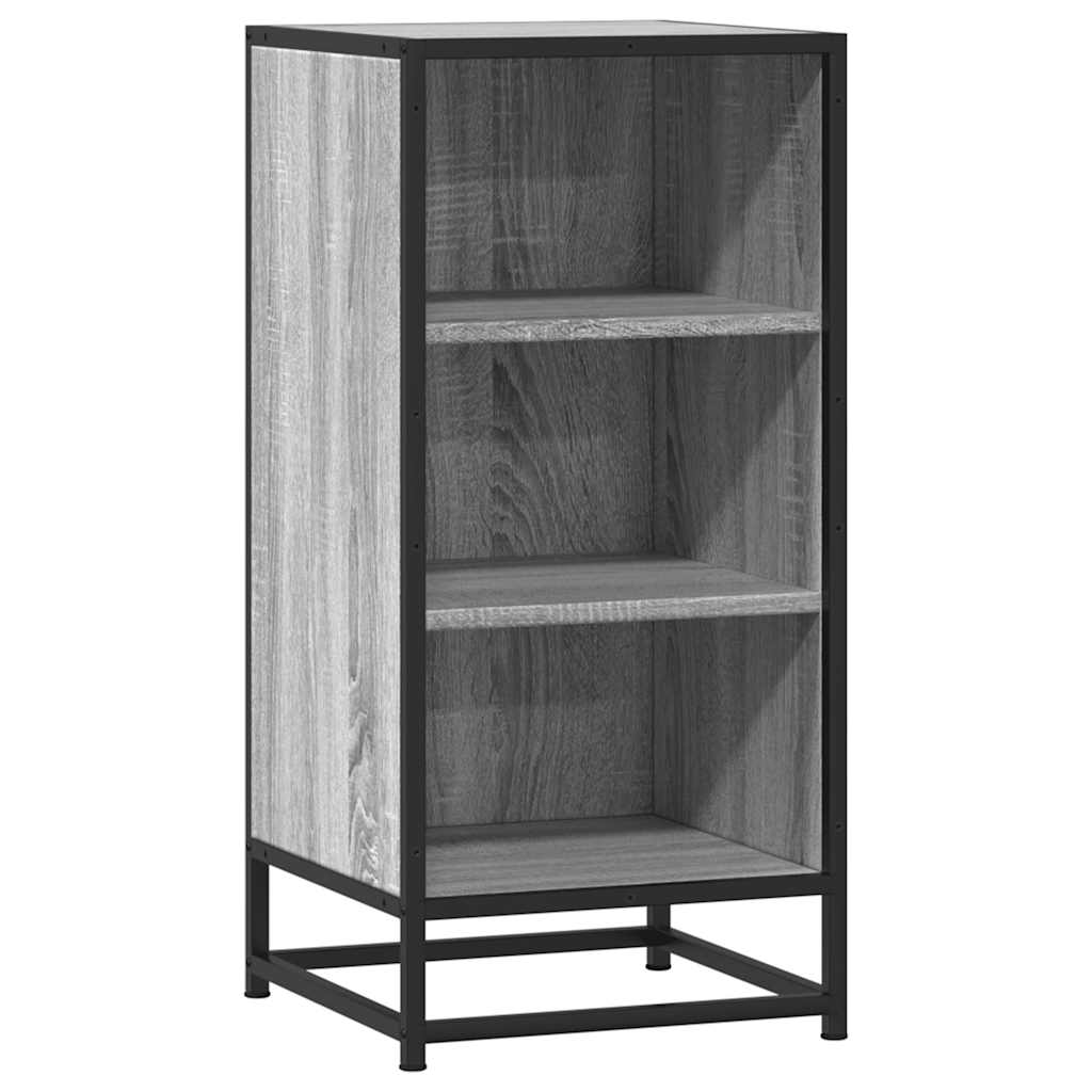 Aparador - Mueble de almacenamiento 35 Roble/ Gris