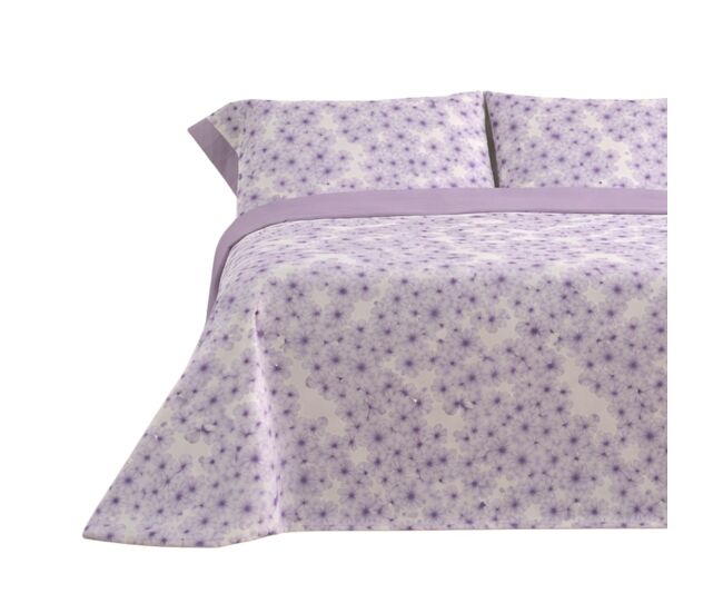 Juego de sábanas 144 hilos horts malva cama 180cm (4 piezas) donegal collections