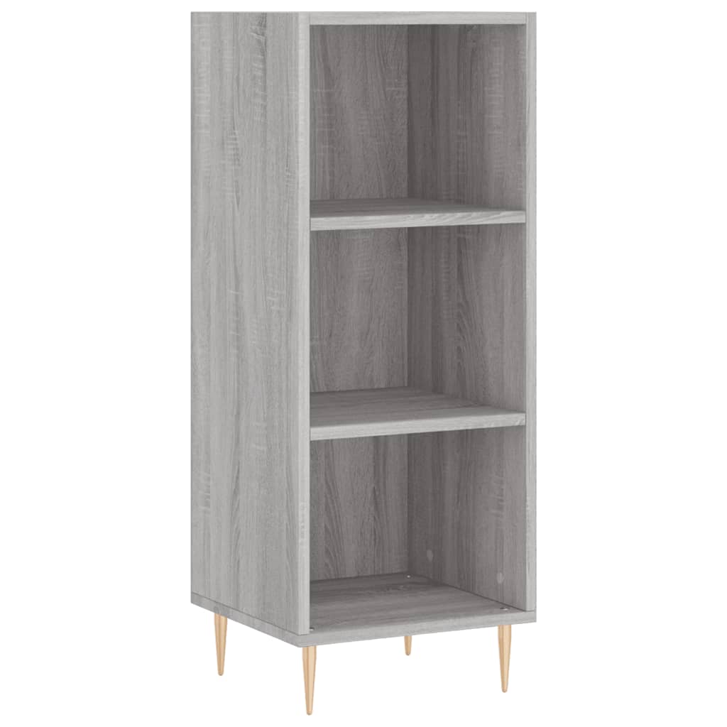 Aparador - Mueble de almacenamiento 34 Roble/ Gris