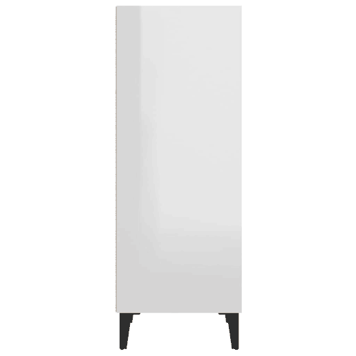 Aparador - Bufete - Móvei de apoio 34,5x32,5x90 cm derivados de madeira branco brilhante pt2608 Aparador - Bufete - Móvei de apoio 34,5x32,5x90 cm derivados de madeira branco brilhante pt2608