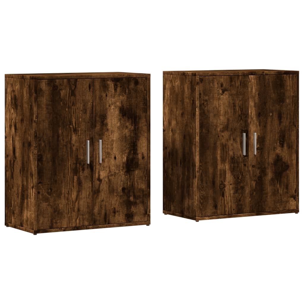 Aparador - Mueble de almacenamiento 2 pcs 60 Marrón