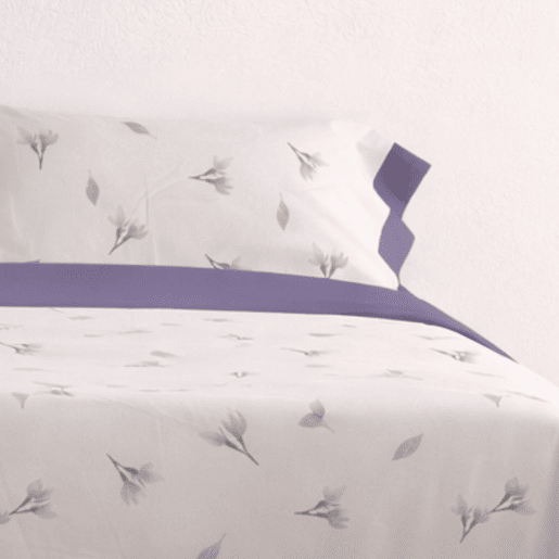 Jogo de Lençóis 144 fios Mue Malva Cama 160cm (4 peças) Donegal Collections