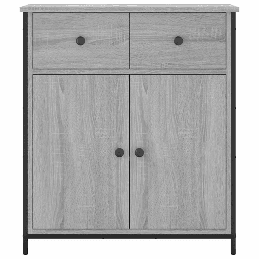Aparador - Bufete - Móvei de apoio 70x30x80 cm derivados de madeira cinzento sonoma pt3464 Aparador - Bufete - Móvei de apoio 70x30x80 cm derivados de madeira cinzento sonoma pt3464