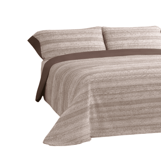 Jogo de Lençóis 144 fios Nemo Marrom Cama 105cm (3 peças) Donegal Collections
