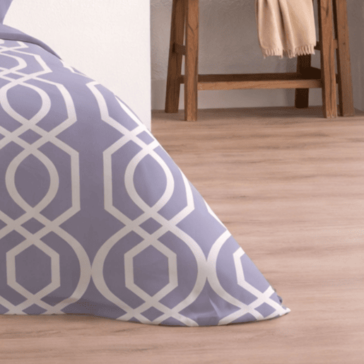 Jogo de Lençóis 144 fios Lian Malva Cama 105cm (3 peças) Donegal Collections