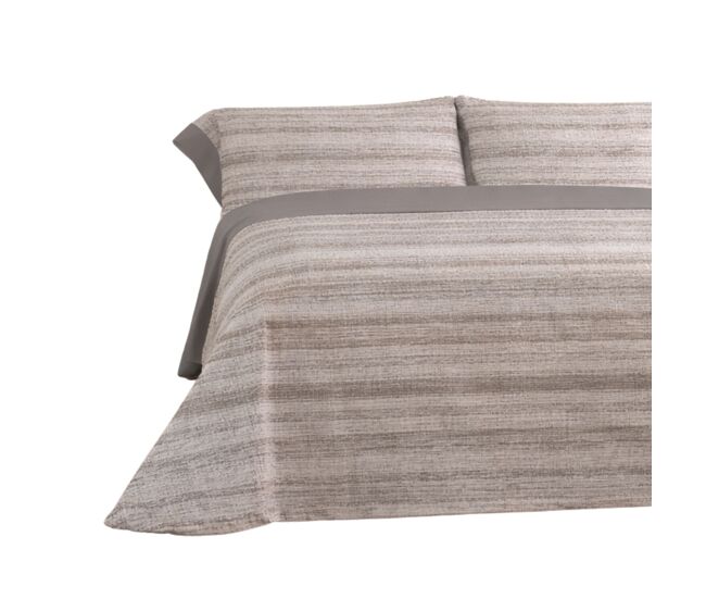 Juego de sábanas 144 hilos nemo gris cama 135cm (3 piezas) donegal collections