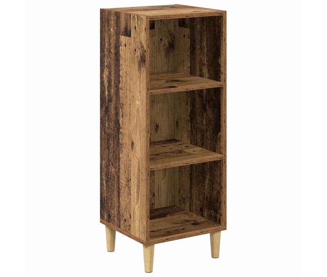 Aparador - mueble de almacenamiento madera vieja 34,5 x 32,5 x 90 cm madera de ingeniería es4678