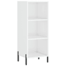 Aparador - Bufete - Móvei de apoio 34,5x32,5x90 cm derivados de madeira branco brilhante pt4410