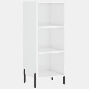 Aparador - Bufete - Móvei de apoio 34,5x32,5x90 cm derivados de madeira branco brilhante pt4410