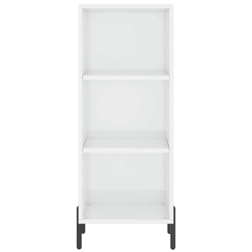 Aparador - Bufete - Móvei de apoio 34,5x32,5x90 cm derivados de madeira branco brilhante pt4410 Aparador - Bufete - Móvei de apoio 34,5x32,5x90 cm derivados de madeira branco brilhante pt4410