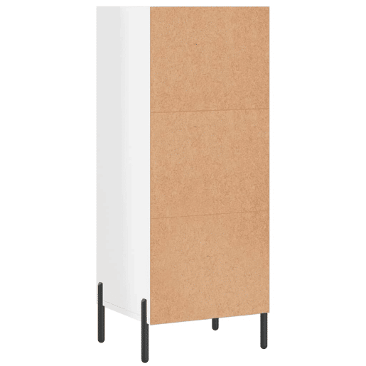 Aparador - Bufete - Móvei de apoio 34,5x32,5x90 cm derivados de madeira branco brilhante pt4410 Aparador - Bufete - Móvei de apoio 34,5x32,5x90 cm derivados de madeira branco brilhante pt4410