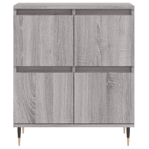 Aparadores - Bufetes - Móveis de apoio 3 pcs madeira processada cinzento sonoma pt5308