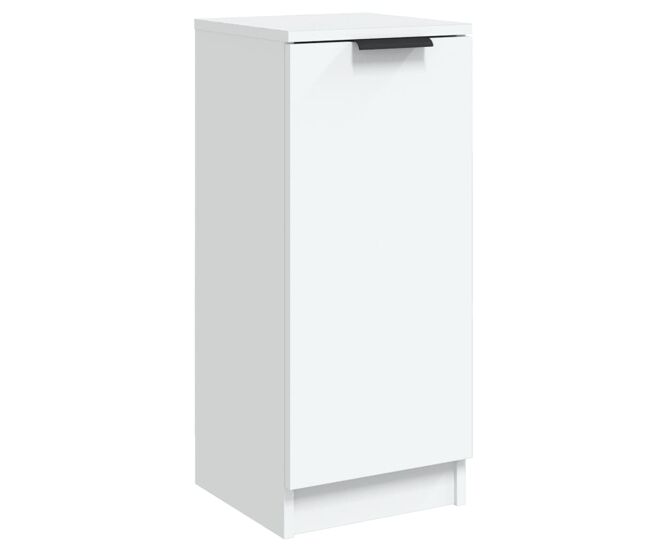 Aparador - mueble de almacenamiento de madera contrachapada blanco 30x30x70 cm es2454