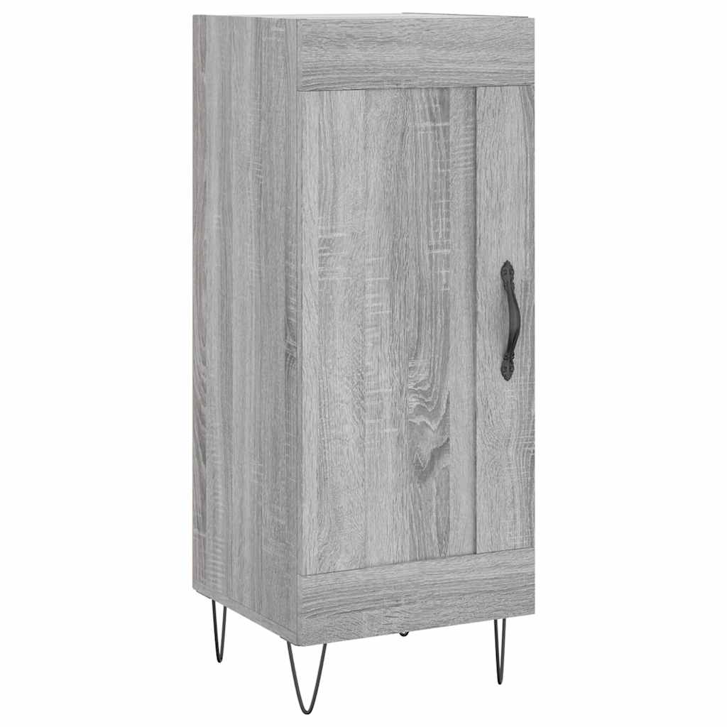 Aparador - Mueble de almacenamiento 34 Roble/ Gris