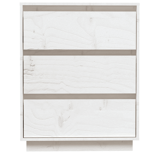 Aparador - Bufete - Móvei de apoio 60x34x75 cm madeira de pinho maciça branco pt3944