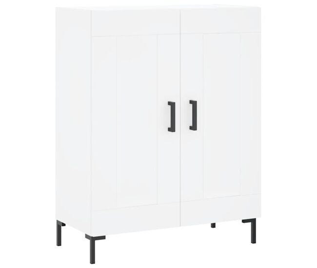 Aparador - mueble de almacenamiento de madera de ingeniería blanco 69,5x34x90 cm es3199
