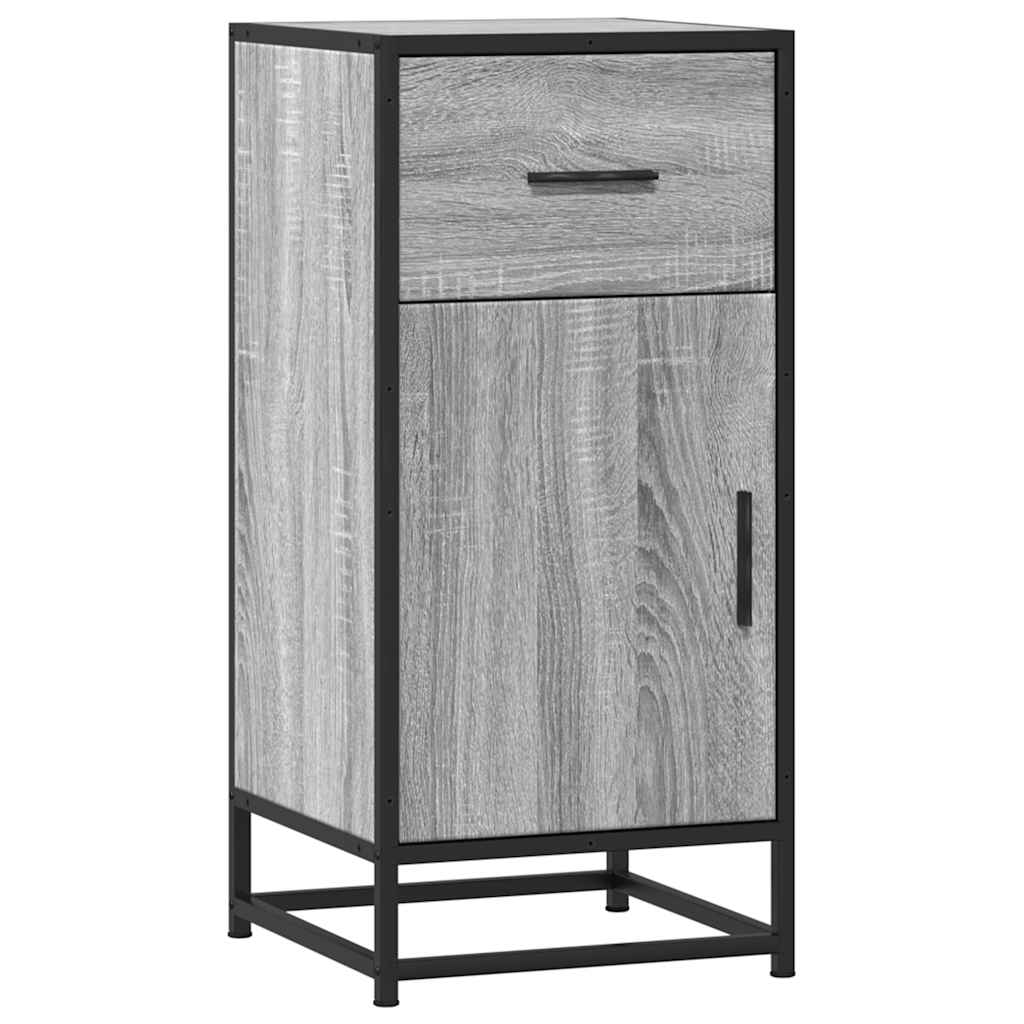 Aparador - Mueble de almacenamiento 35 Roble/ Gris