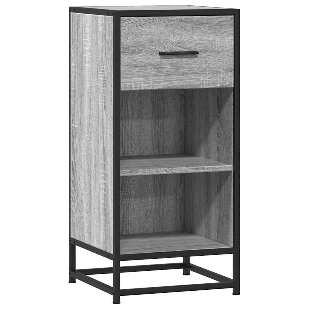 Aparador - Mueble de almacenamiento 35 Roble/ Gris