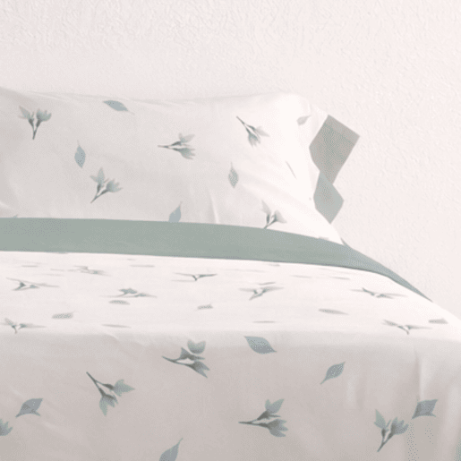 Jogo de Lençóis 144 fios Mue Verde Cama 150cm (3 peças) Donegal Collections