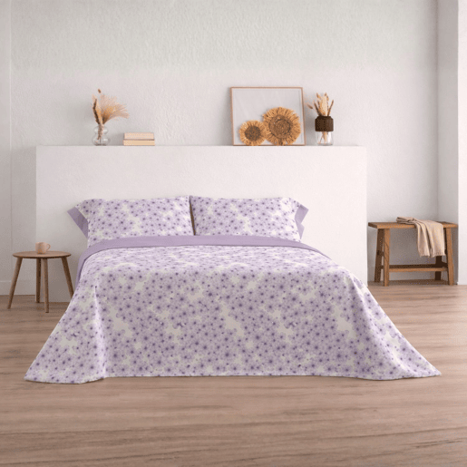 Jogo de Lençóis 144 fios Horts Malva Cama 105cm (3 peças) Donegal Collections