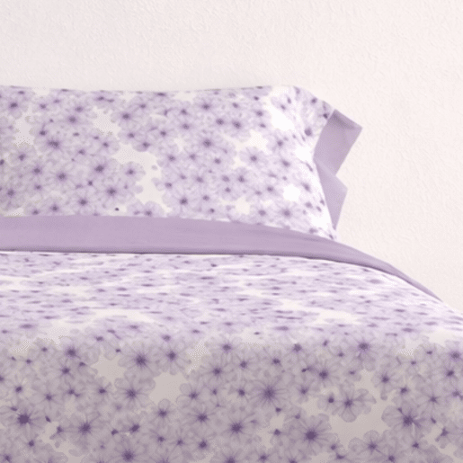 Jogo de Lençóis 144 fios Horts Malva Cama 105cm (3 peças) Donegal Collections