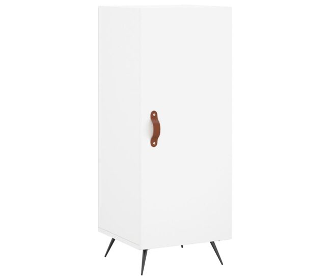 Aparador - mueble de almacenamiento madera de ingeniería blanco 34,5x34x90 cm es4361