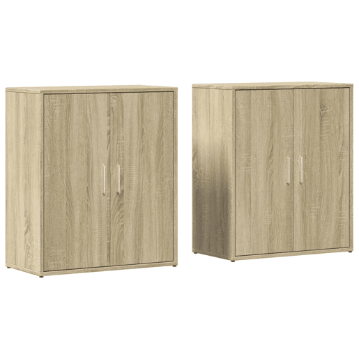 Aparadores - Bufetes - Móveis de apoio 2 pcs 60x31x70 cm derivados madeira carvalho sonoma pt3122