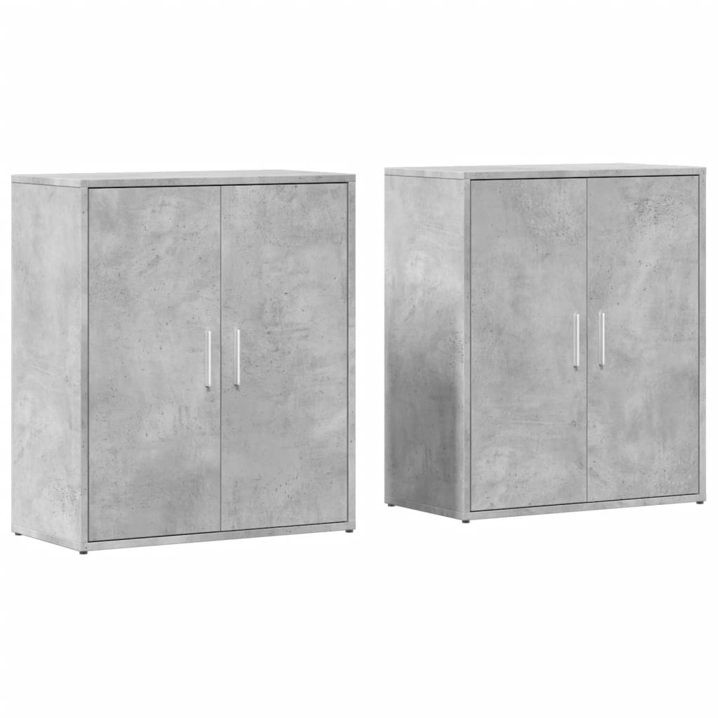 Aparador - Mueble de almacenamiento 2 pcs 60 Gris