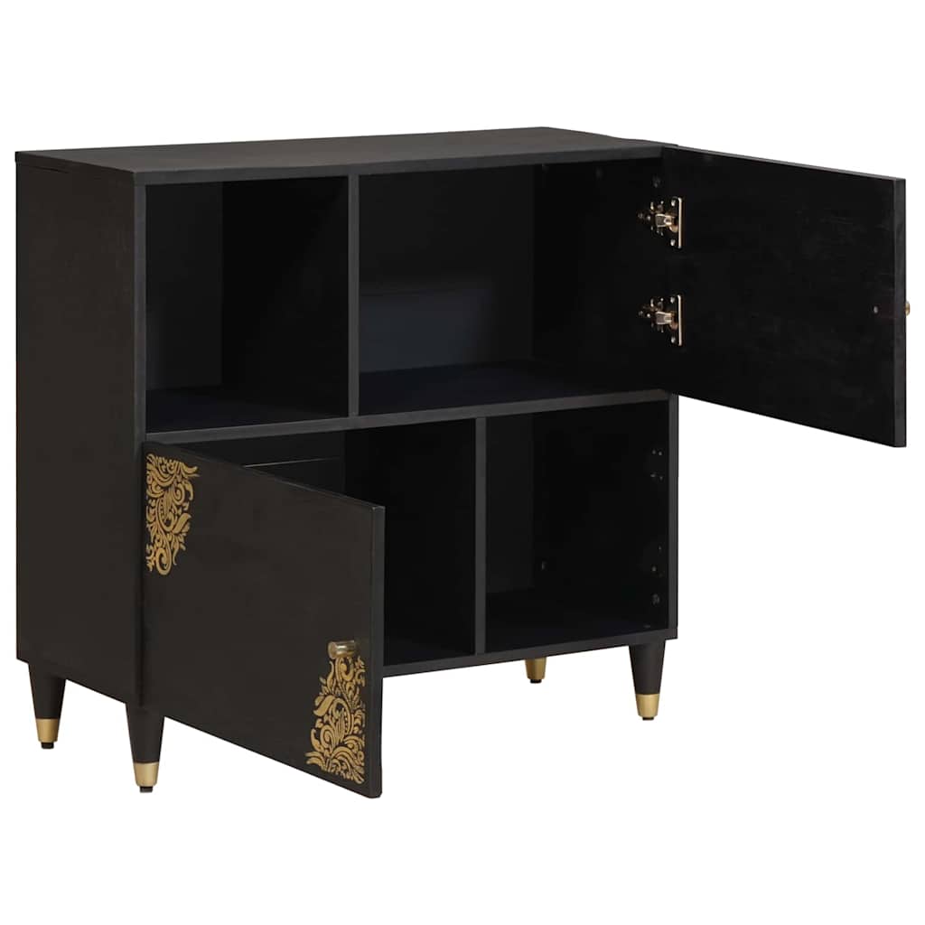 Aparador - Mueble de almacenamiento 80 Negro