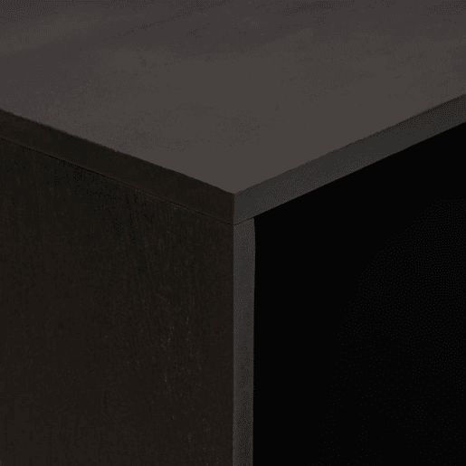 Bufete - Móvei de apoio com porta Preto 80 x 33 x 75 cm Madeira de manga maciça pt4806