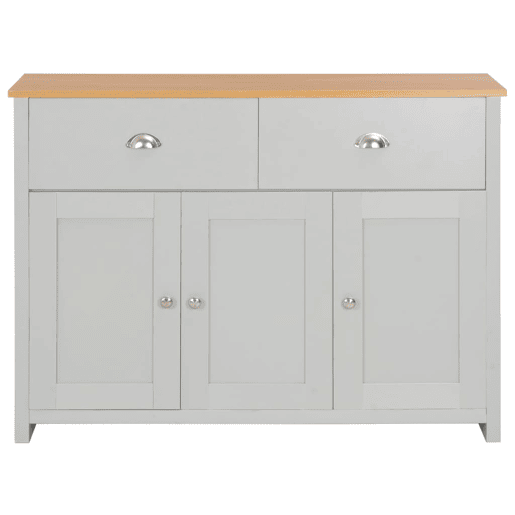 Aparador - Bufete - Móvei de apoio 112x35x81 cm cinzento pt4049
