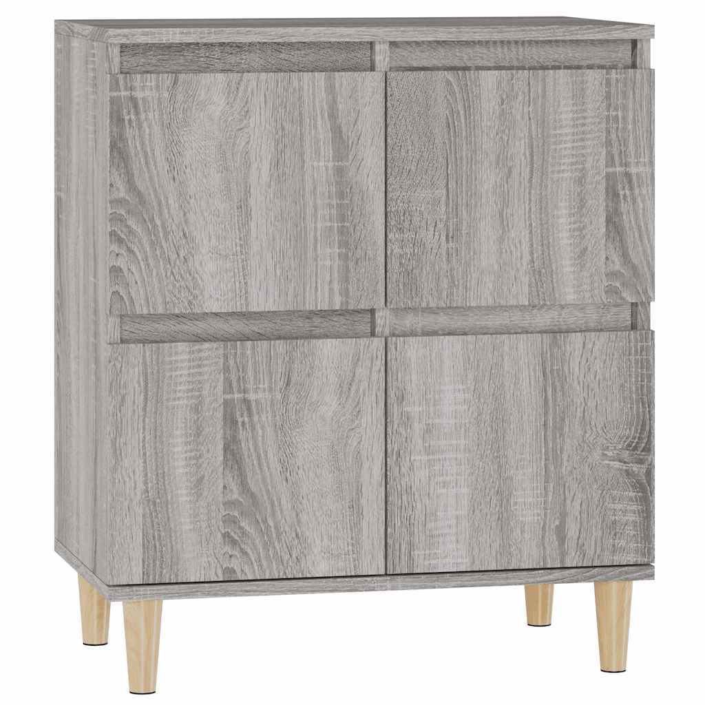 Aparador - Mueble de almacenamiento 60 Roble/ Gris