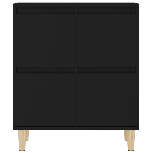Aparador - Bufete - Móvei de apoio 60x35x70 cm derivados de madeira preto pt2968